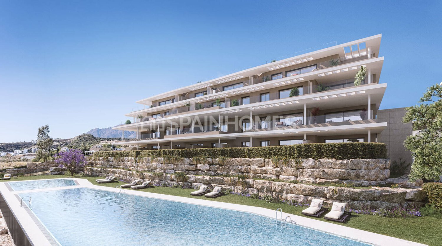 Apartment in Estepona, Malaga, Spain 2 bedrooms, 104 sq.m. No. 197129