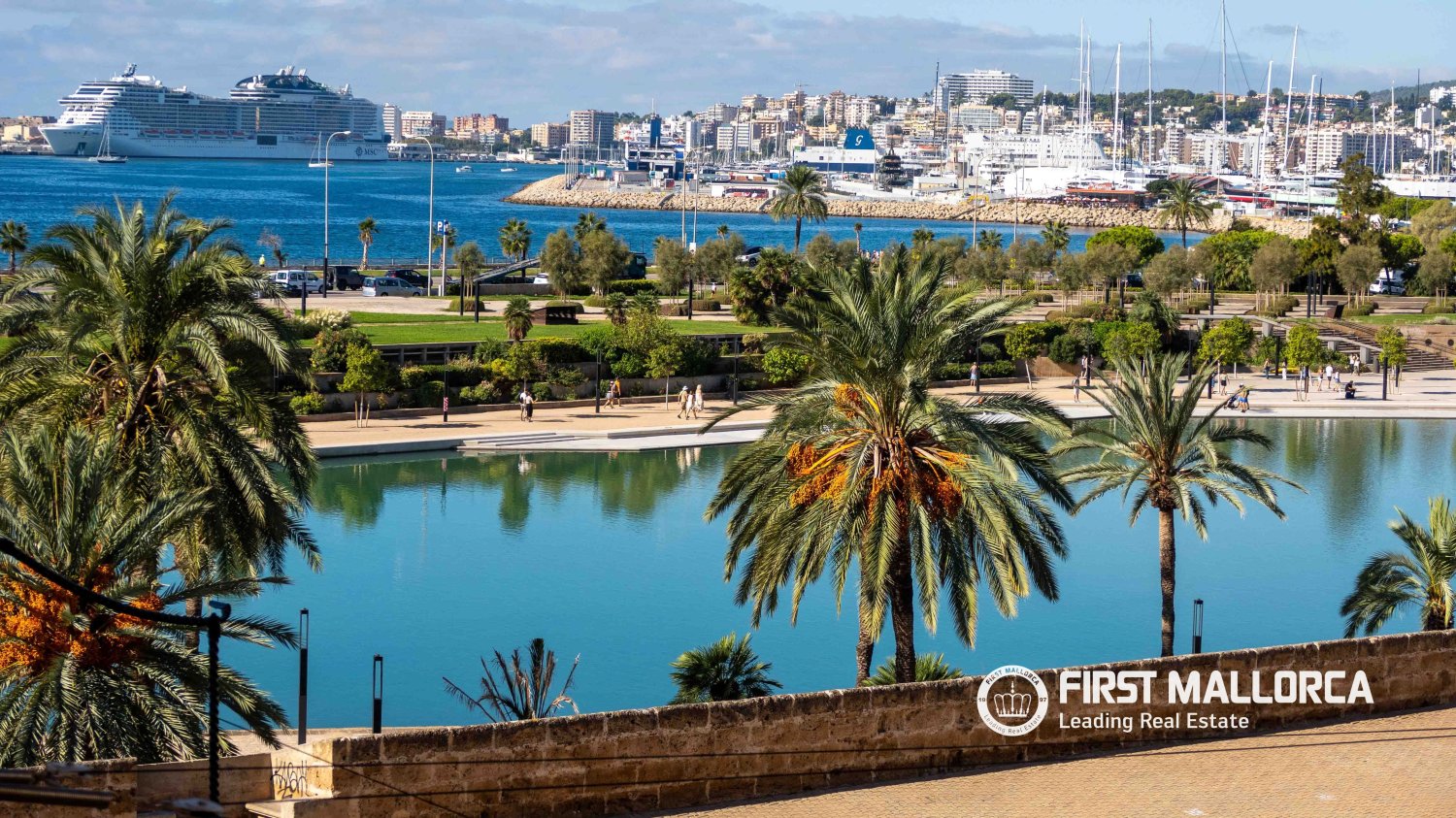Apartamento en Palma de Mallorca, Mallorca, España 3 dormitorios, 360 m2 No. 195950