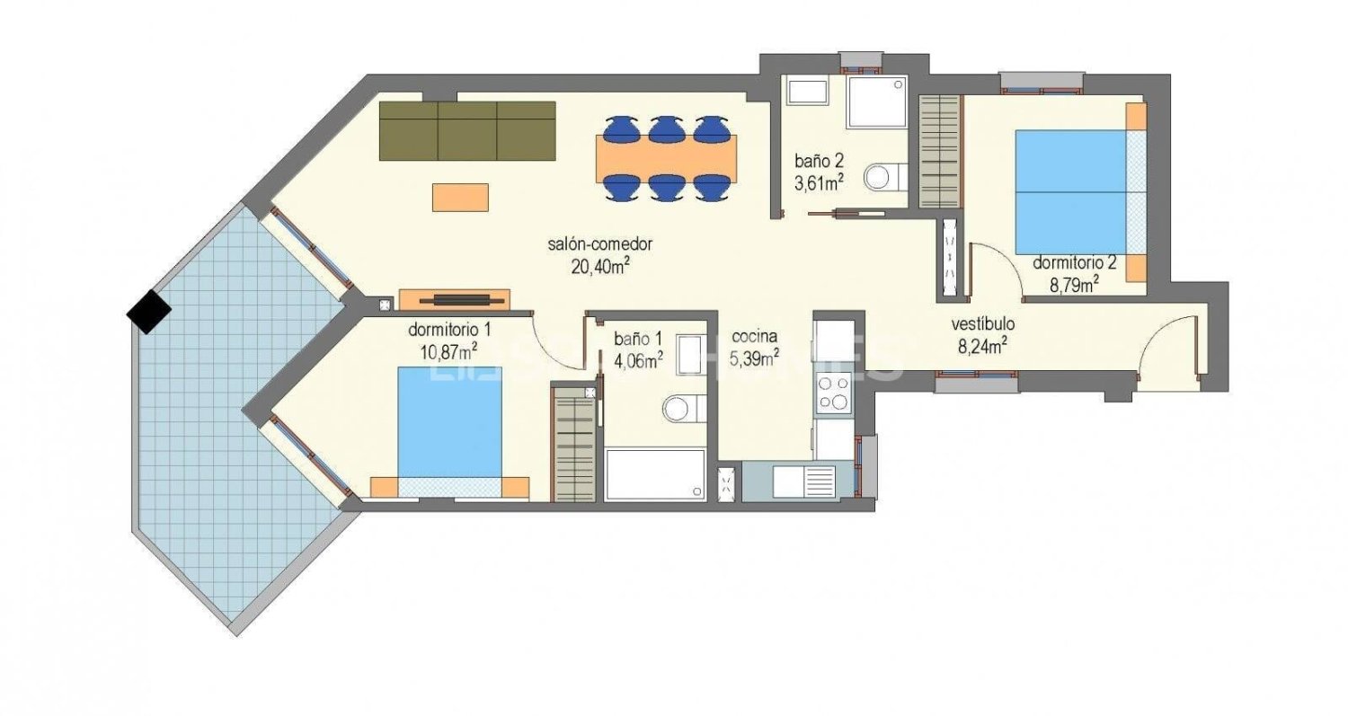 Penthouse in Velez-Malaga, Malaga, Spain 2 bedrooms, 60 sq.m. No. 198086