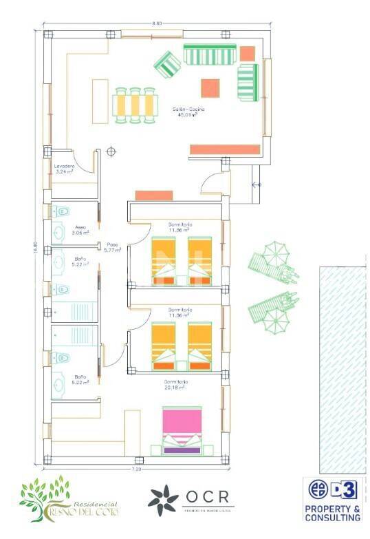 Villa Calasparra, Murcia, Spānijā 3 istabas, 129 m2 Nr. 71414