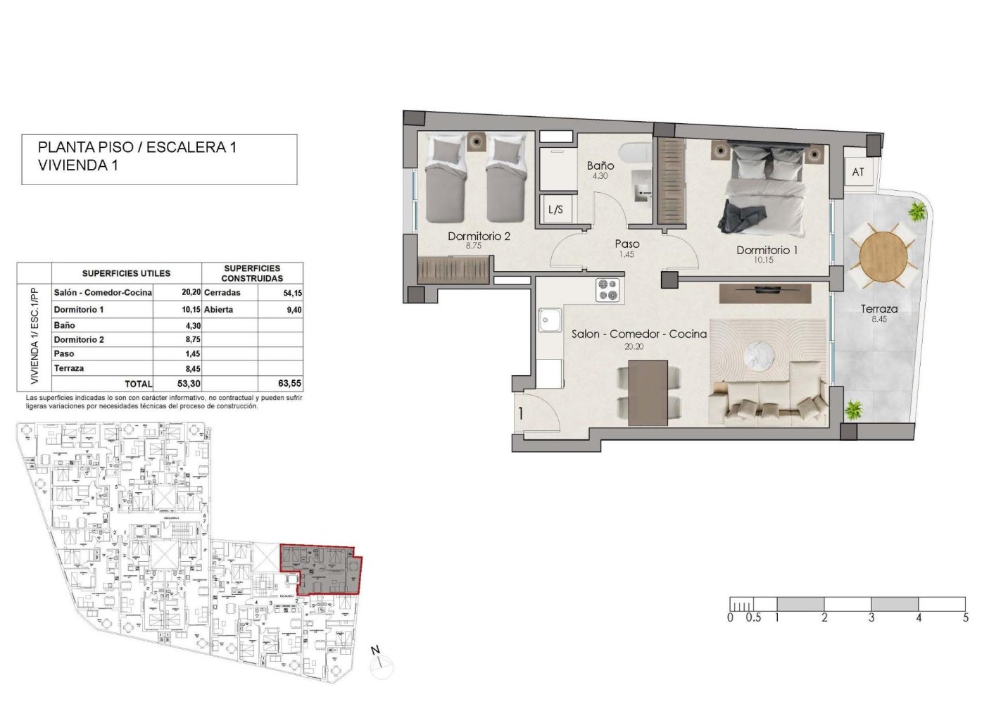 Apartment in Santa Pola, Alicante, Spain 2 bedrooms, 63 sq.m. No. 199046