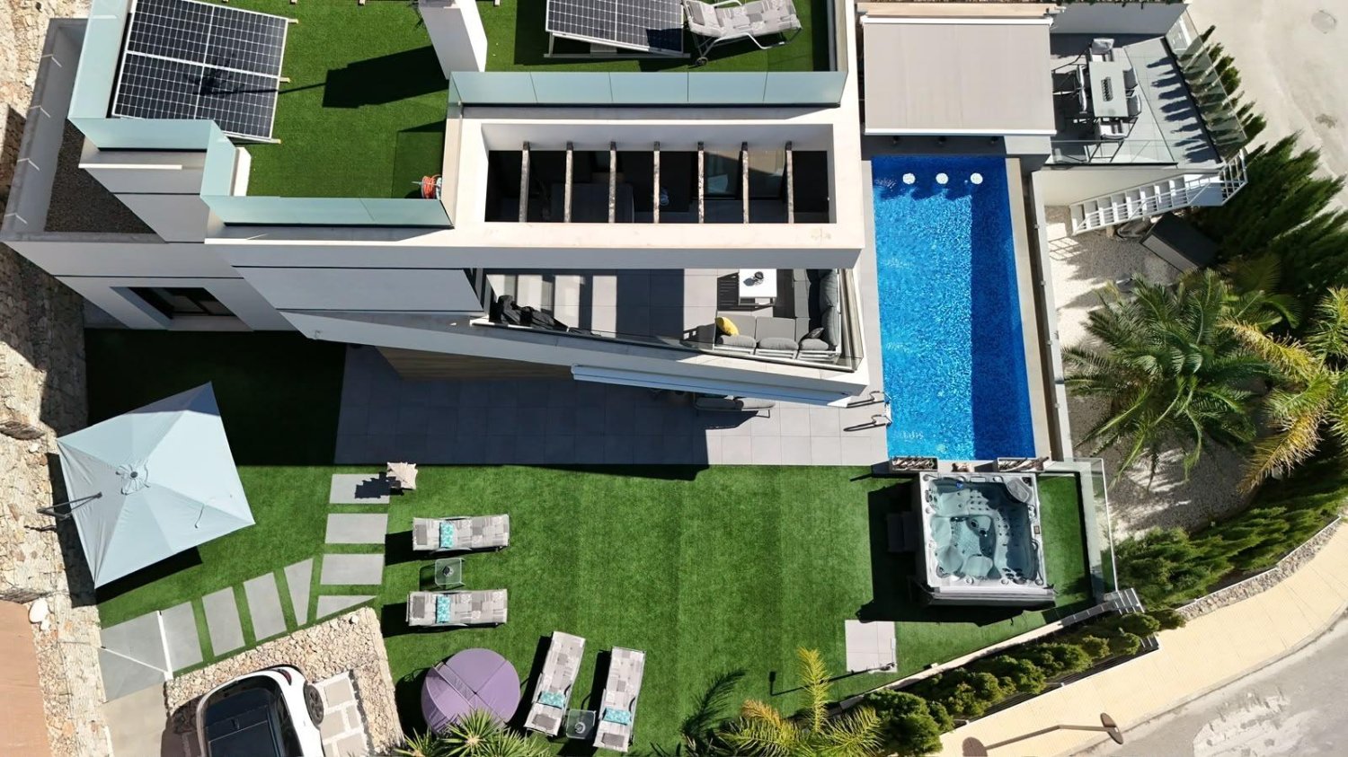 Villa i Finestrat, Alicante, Spanien 3 sovrum, 166 kvm. Nr. 199901
