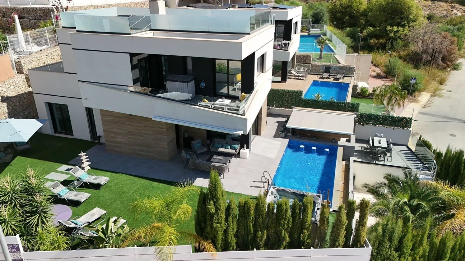 Villa i Finestrat, Alicante, Spanien 3 sovrum, 166 kvm. Nr. 199901