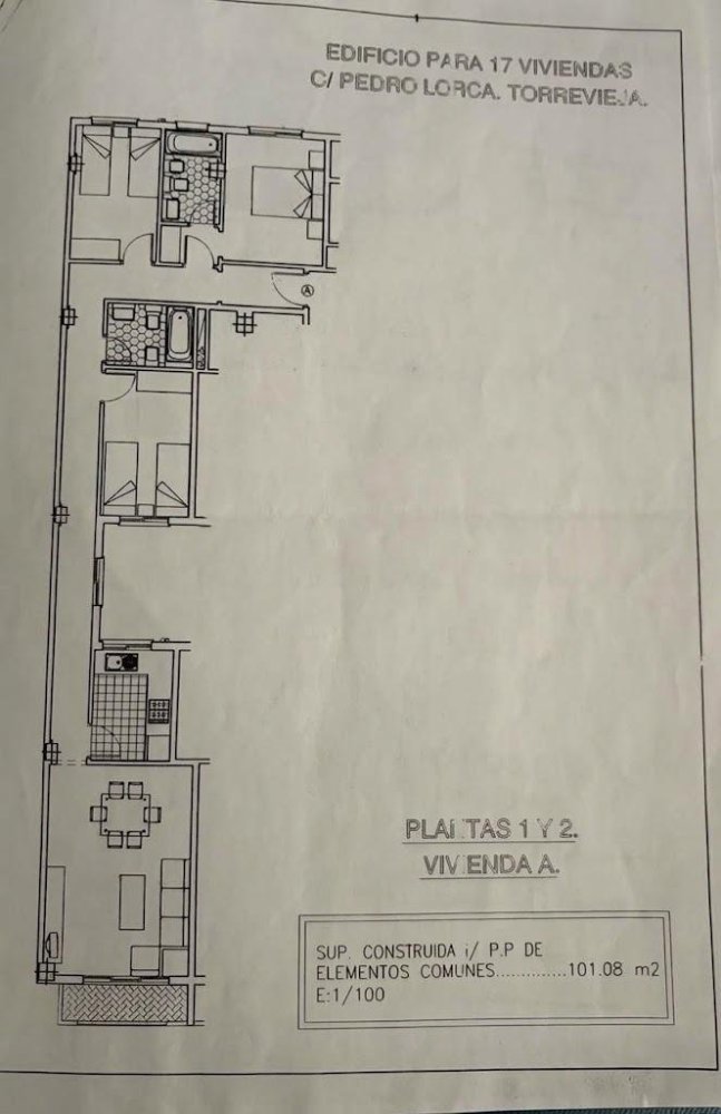 Wohnung in Torrevieja, Alicante, Spanien 3 Schlafzimmer, 101 m2 Nr. 199109