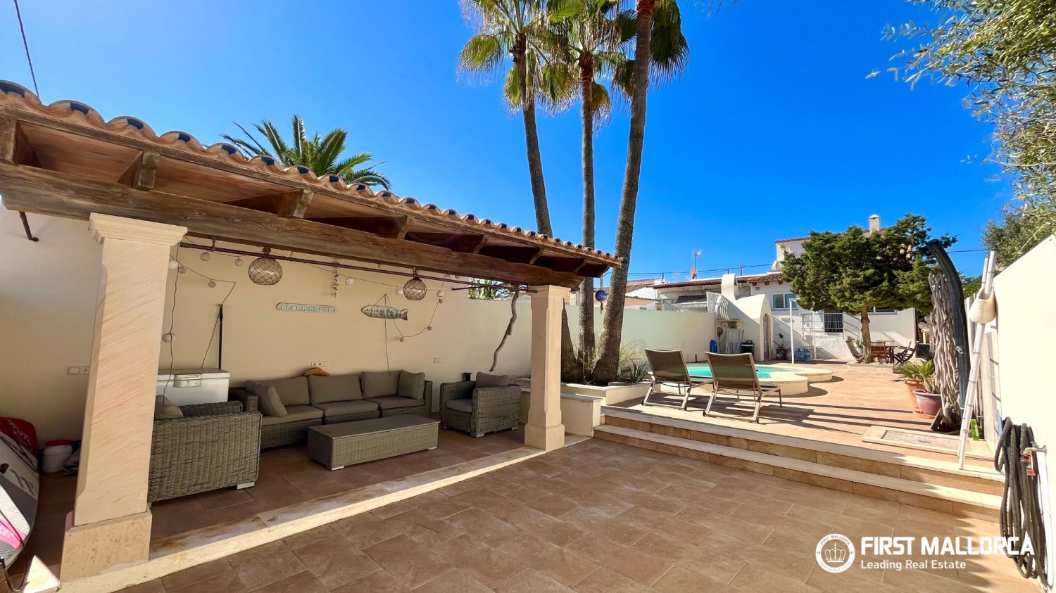 Huvila Cala Llombards, Mallorca, Espanja 4 makuuhuonetta, 131 m2 No. 192411