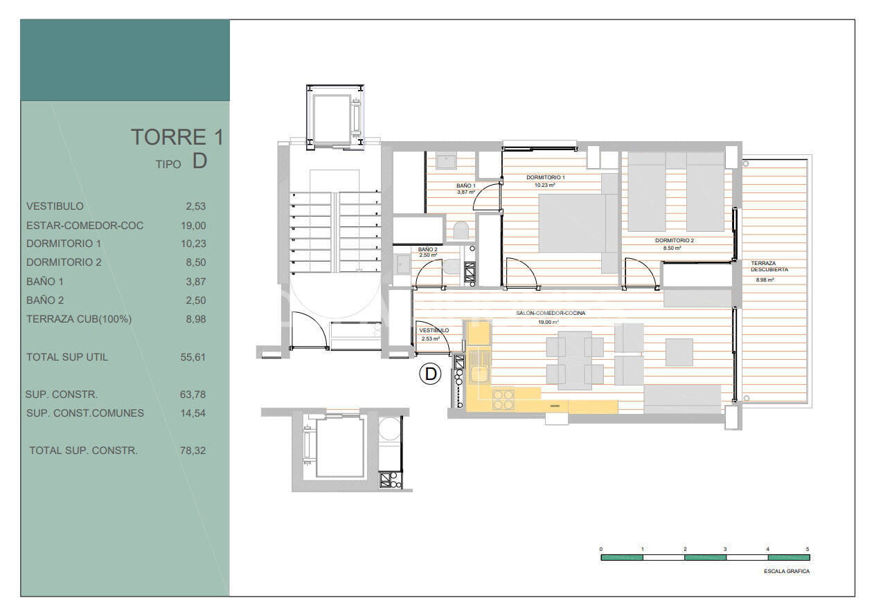 Penthouse in Guardamar del Segura, Alicante, Spain 2 bedrooms, 76 sq.m. No. 167622