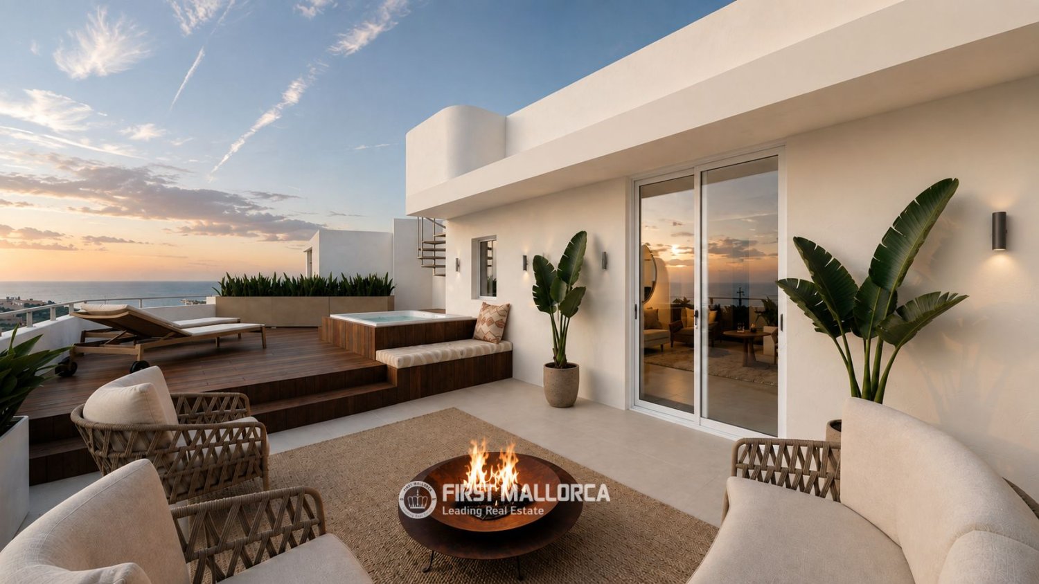 Penthouse in Palma de Majorca, Mallorca, Spain 2 bedrooms, 90 sq.m. No. 199220