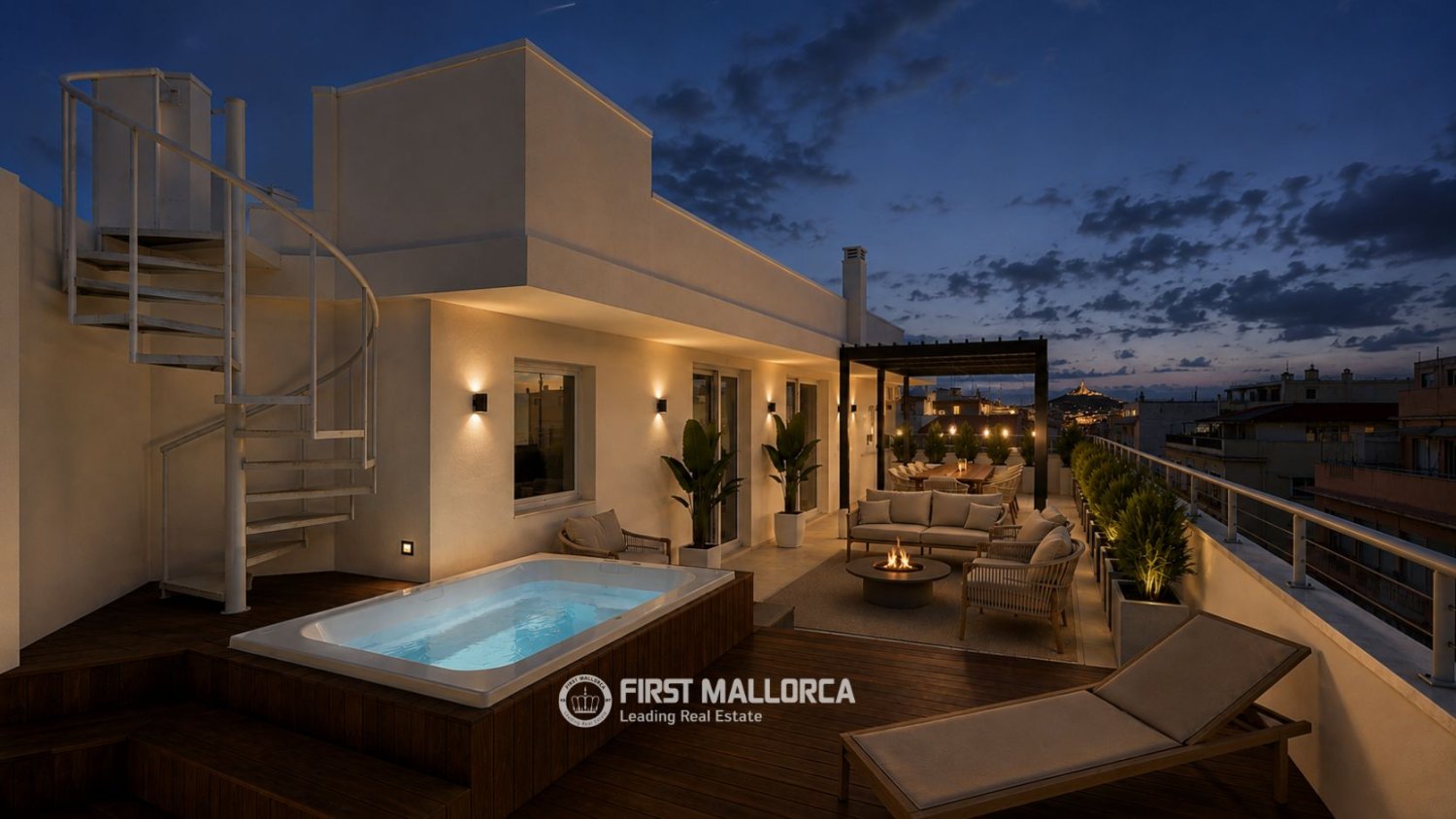 Penthouse in Palma de Majorca, Mallorca, Spain 2 bedrooms, 90 sq.m. No. 199220