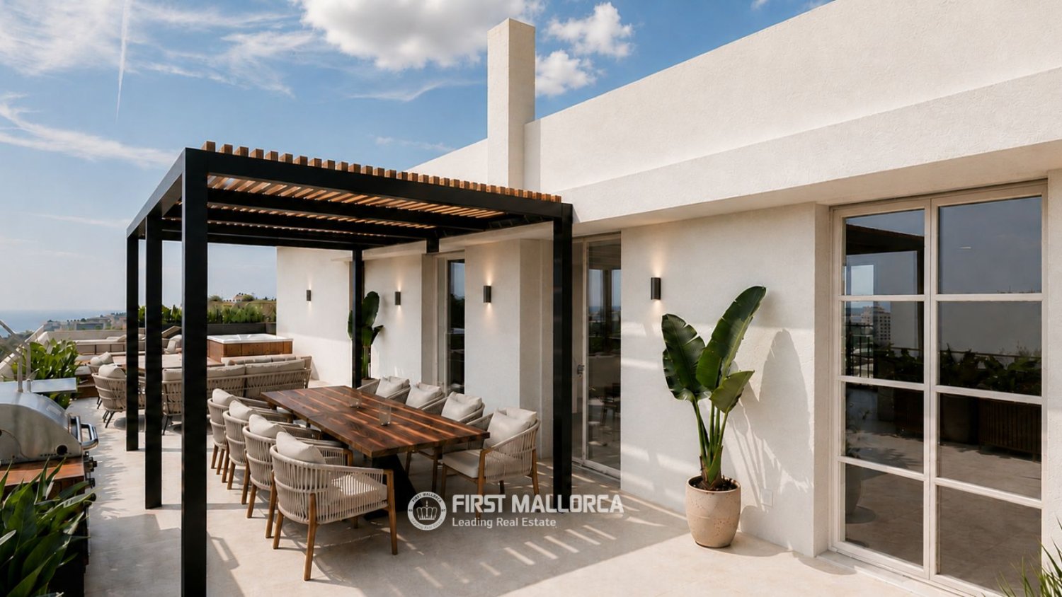 Penthouse in Palma de Majorca, Mallorca, Spain 2 bedrooms, 90 sq.m. No. 199220