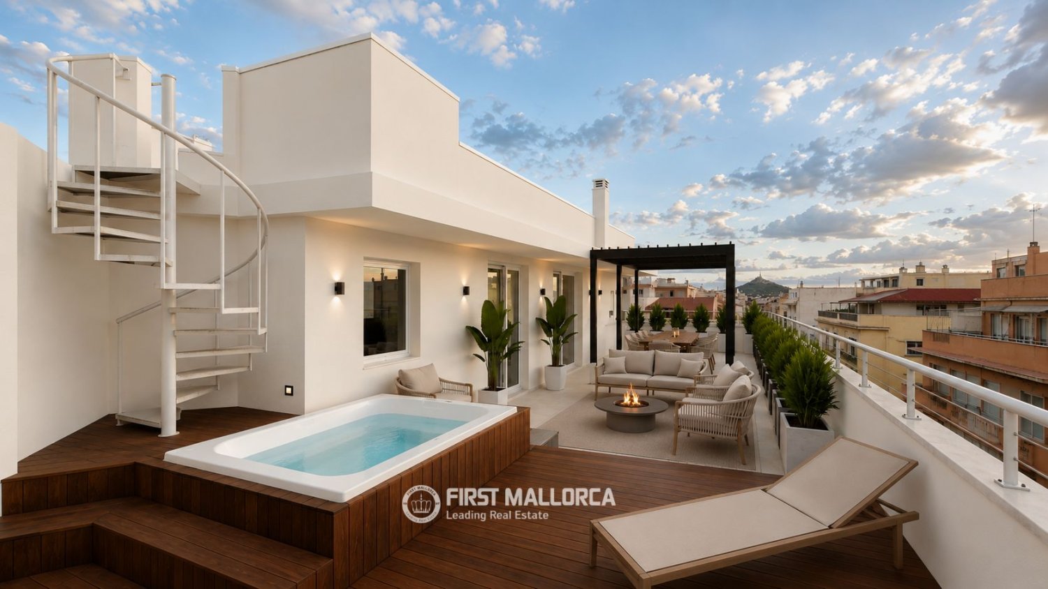 Penthouse in Palma de Majorca, Mallorca, Spain 2 bedrooms, 90 sq.m. No. 199220