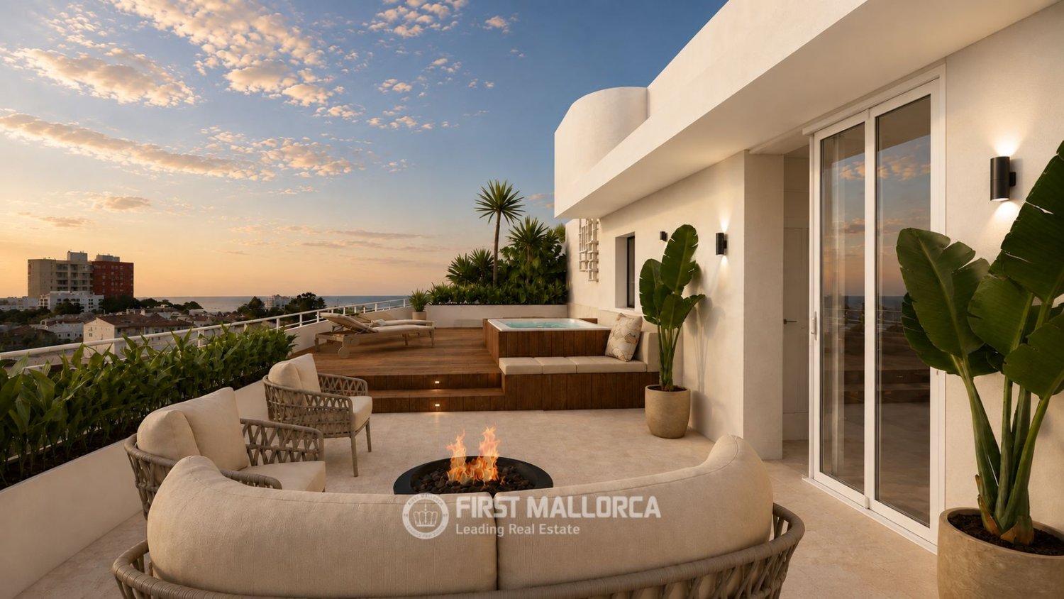 Penthouse in Palma de Majorca, Mallorca, Spain 2 bedrooms, 90 sq.m. No. 199220