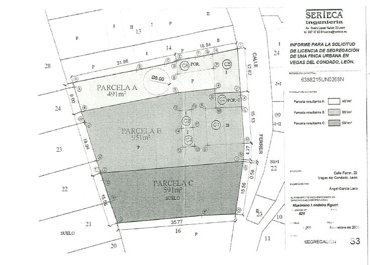Land in Vegas del Condado, Leon, Spanien 491 m2 Nr. 198601