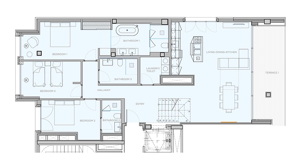 Apartament w Palma de Majorca, Mallorca, Hiszpania 3 sypialnie, 211 mkw. nr 198228