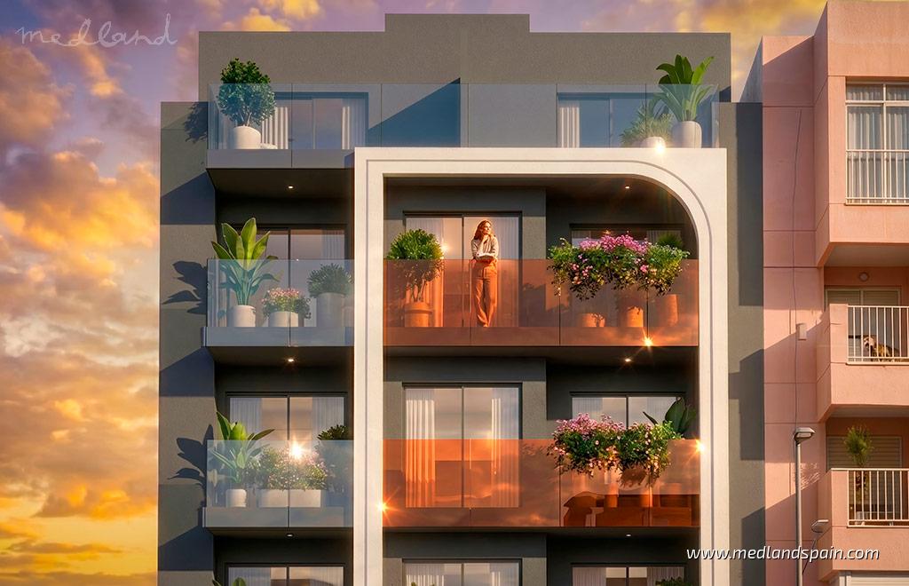 Apartament w Guardamar del Segura, Alicante, Hiszpania 3 sypialnie, 81 mkw. nr 197645