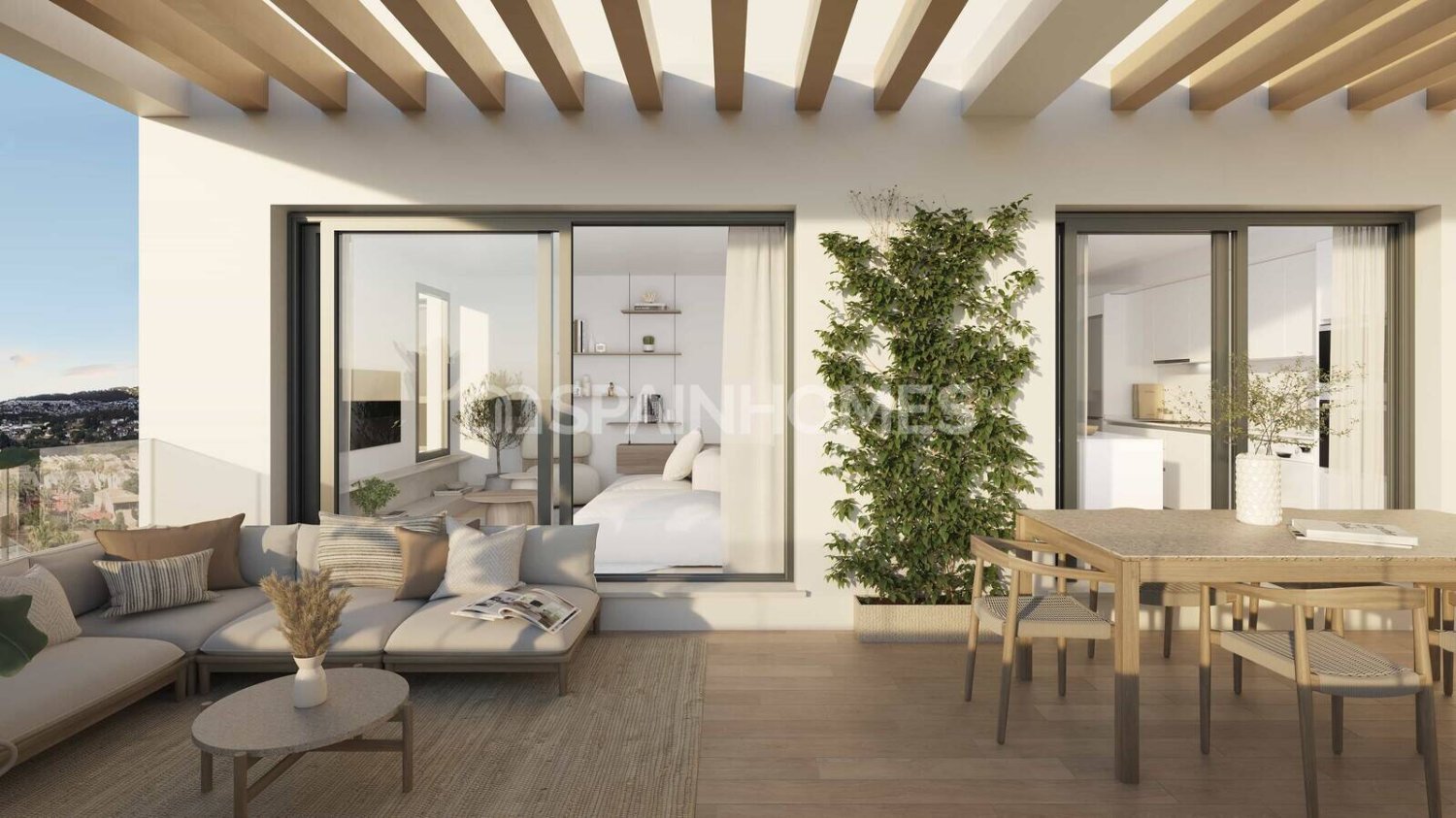 Appartamento a Calpe, Alicante, Spagna 2 camere da letto, 60 mq. N° 168672
