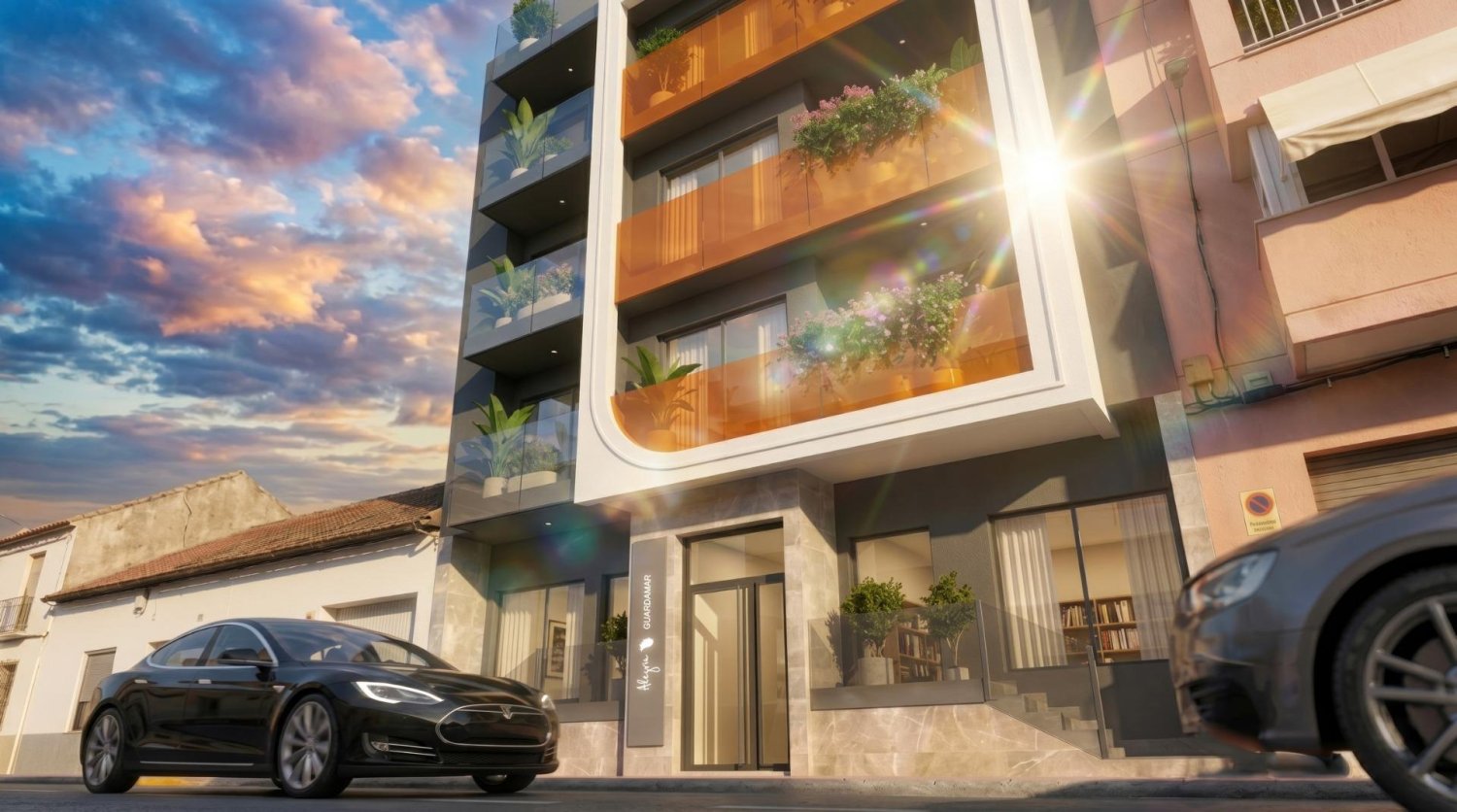Apartament w Guardamar del Segura, Alicante, Hiszpania 2 sypialnie, 75 mkw. nr 197083