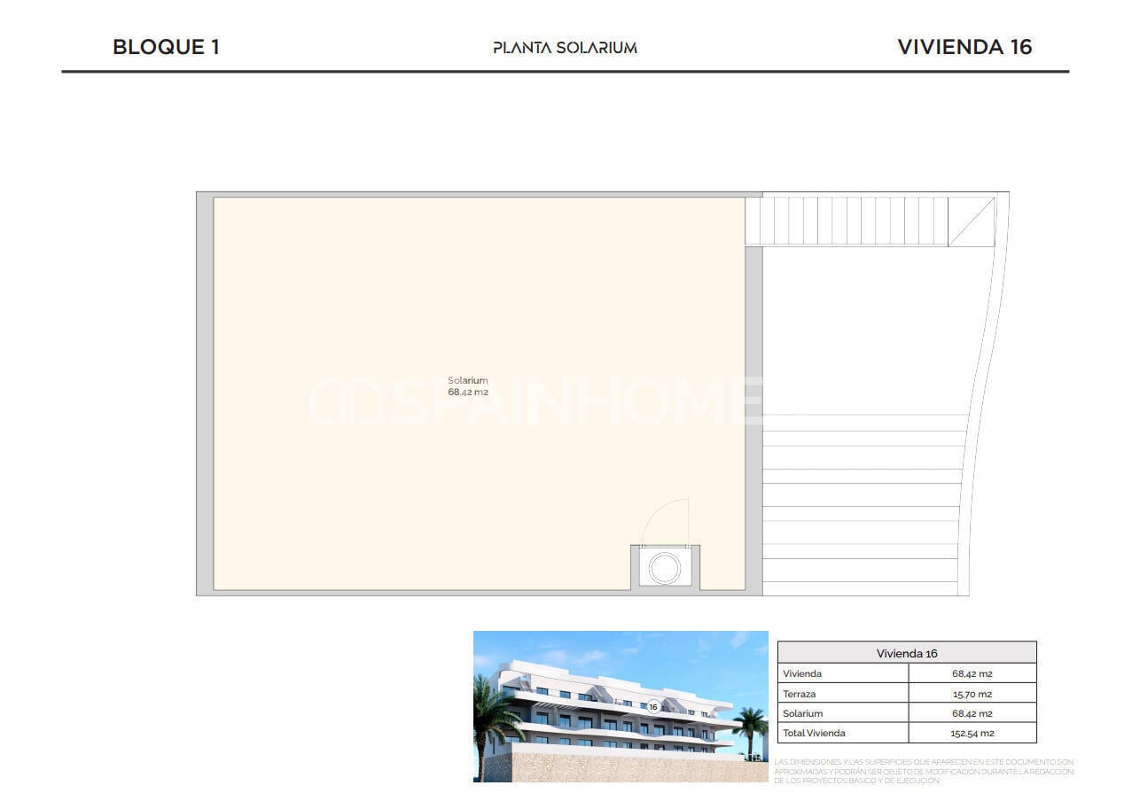 Kattohuoneisto Finestrat, Alicante, Espanja 2 makuuhuonetta, 150 m2 No. 120985