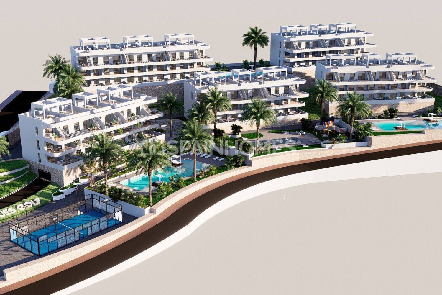 Kattohuoneisto Finestrat, Alicante, Espanja 2 makuuhuonetta, 150 m2 No. 120985