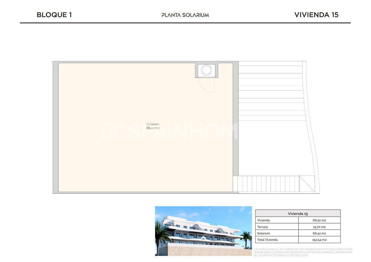 Kattohuoneisto Finestrat, Alicante, Espanja 2 makuuhuonetta, 150 m2 No. 120985