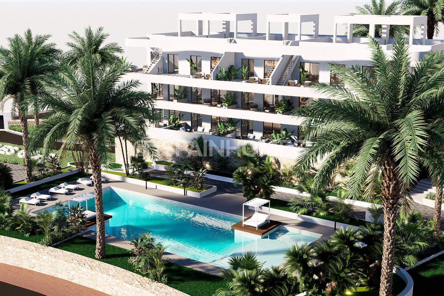Kattohuoneisto Finestrat, Alicante, Espanja 2 makuuhuonetta, 150 m2 No. 120985
