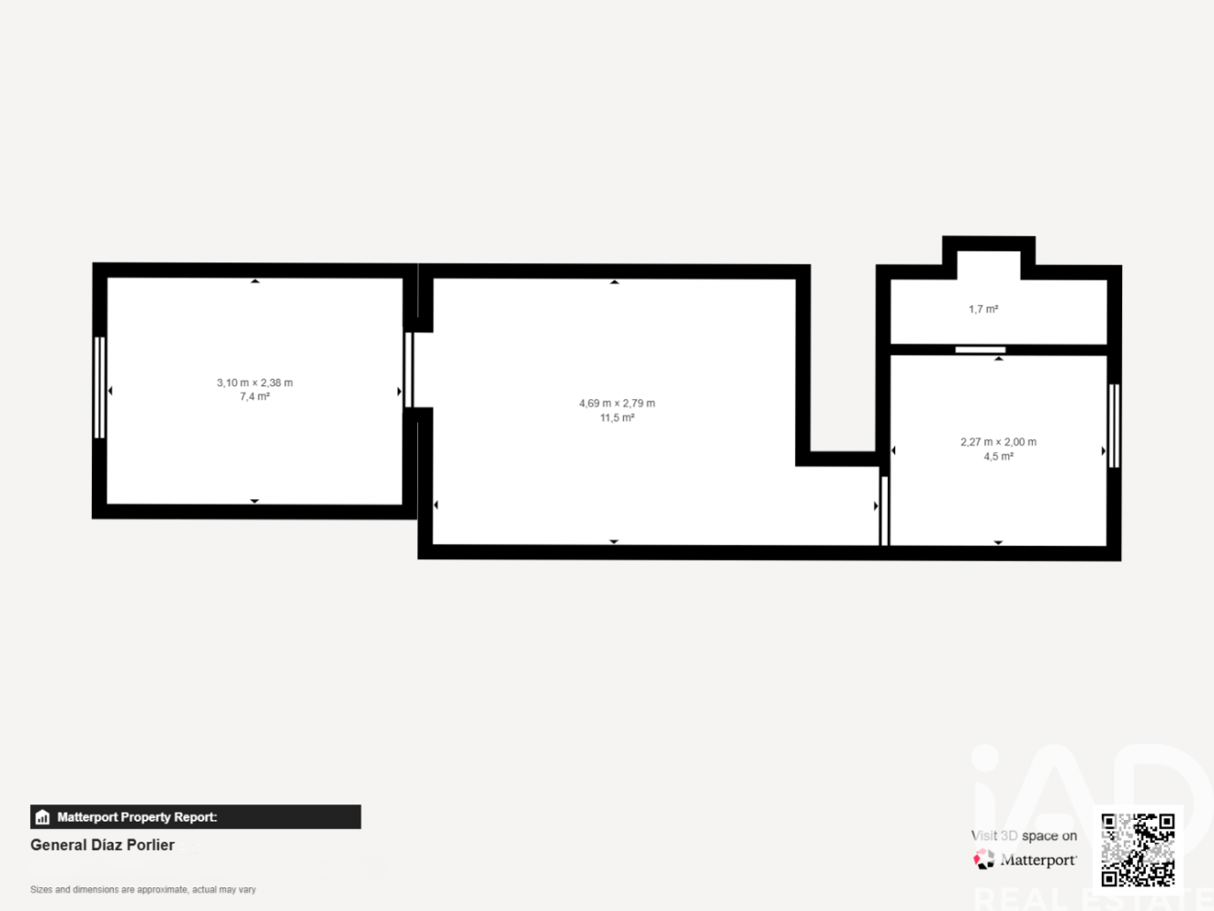 Dzīvoklis Madrid, Spānijā 1 istaba, 43 m2 Nr. 197694