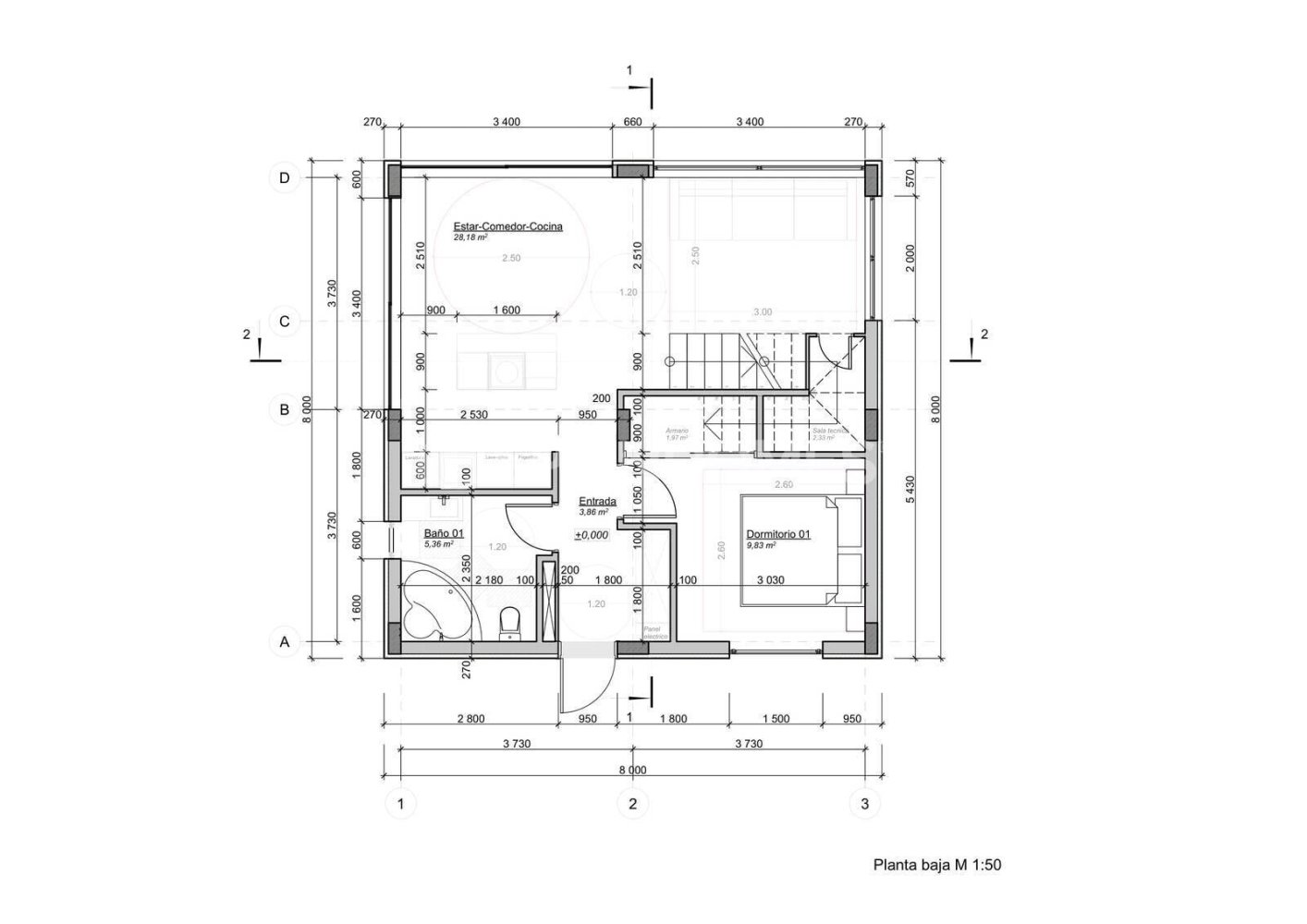Villa à Polop, Alicante, Espagne 3 chambres, 139 m2 No. 198080