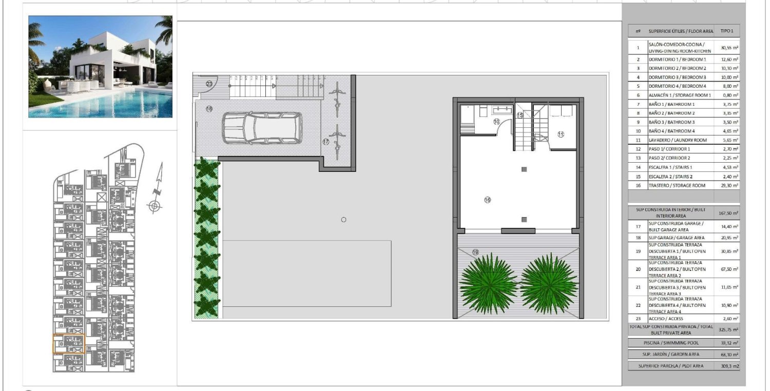 Villa a Finestrat, Alicante, Spagna 5 camere da letto, 348 mq. N° 197493