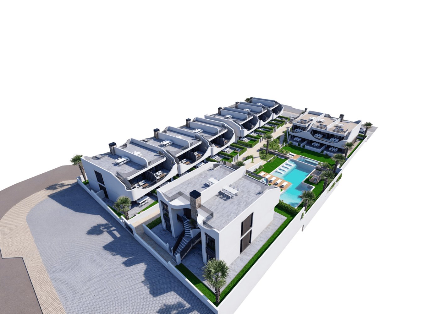 Bungalow w San Miguel de Salinas, Alicante, Hiszpania 2 sypialnie,  nr 198003