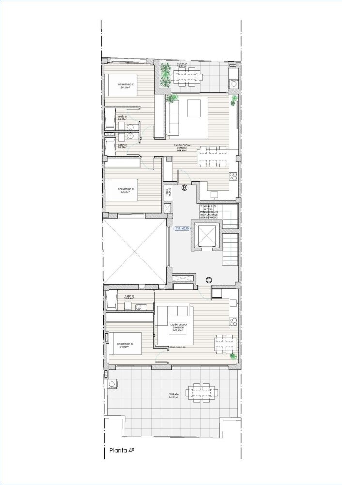 Apartamento en Guardamar del Segura, Alicante, España 2 dormitorios, 87 m2 No. 197371