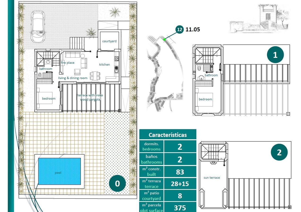Villa in Sucina, Murcia, Spain 2 bedrooms, 66 sq.m. No. 198824