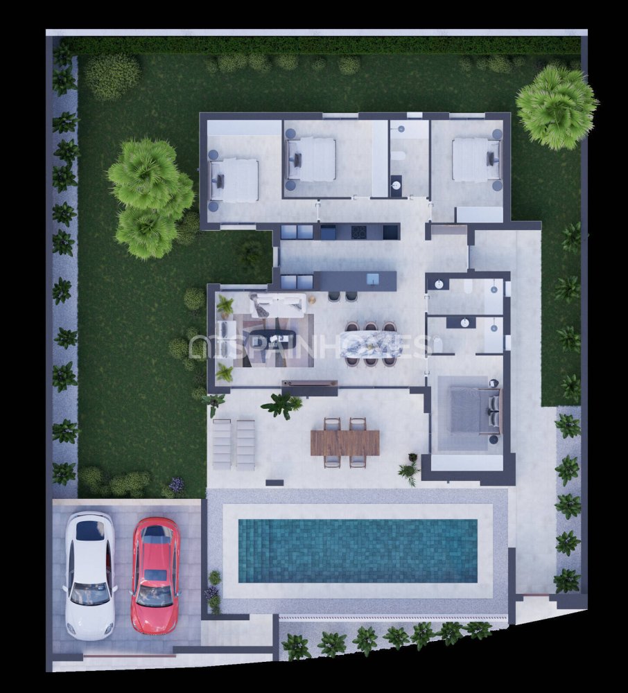 Huvila Finestrat, Alicante, Espanja 3 makuuhuonetta, 94 m2 No. 146461