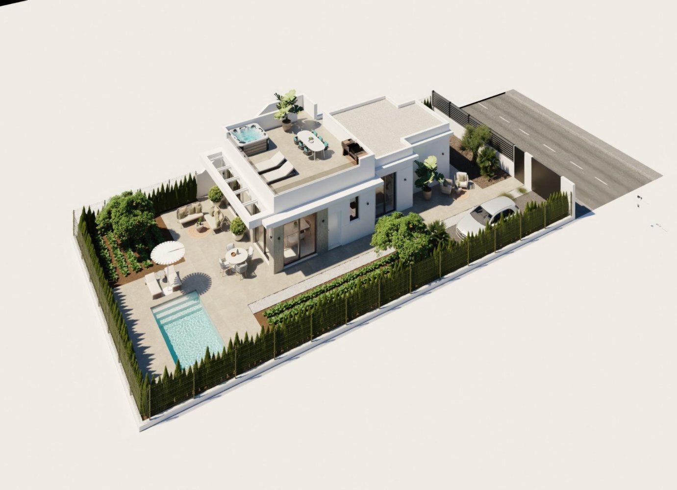 Villa i Fuente Alamo, Murcia, Spanien 2 sovrum, 93 kvm. Nr. 198906