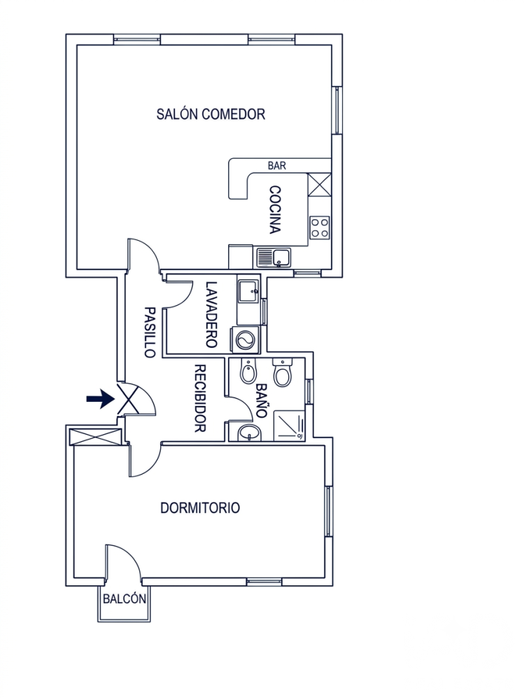 Apartment in Tarragona, Spain 1 bedroom, 63 sq.m. No. 199572