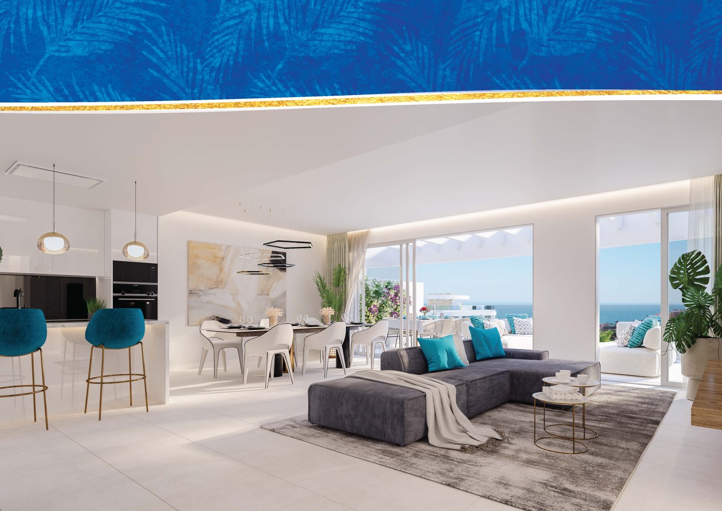 Apartament w Mijas, Malaga, Hiszpania 3 sypialnie, 124 mkw. nr 197564