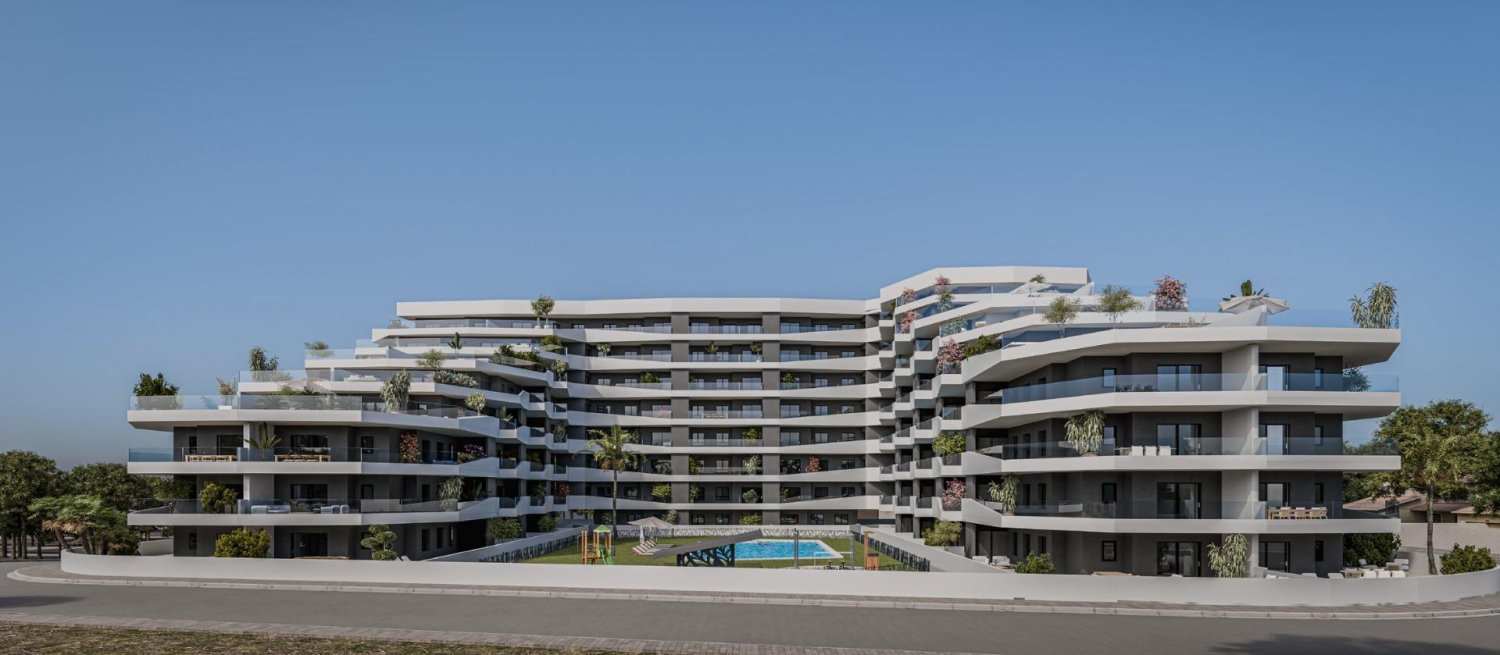 Lägenhet i San Miguel de Salinas, Alicante, Spanien 2 sovrum, 65 kvm. Nr. 198063