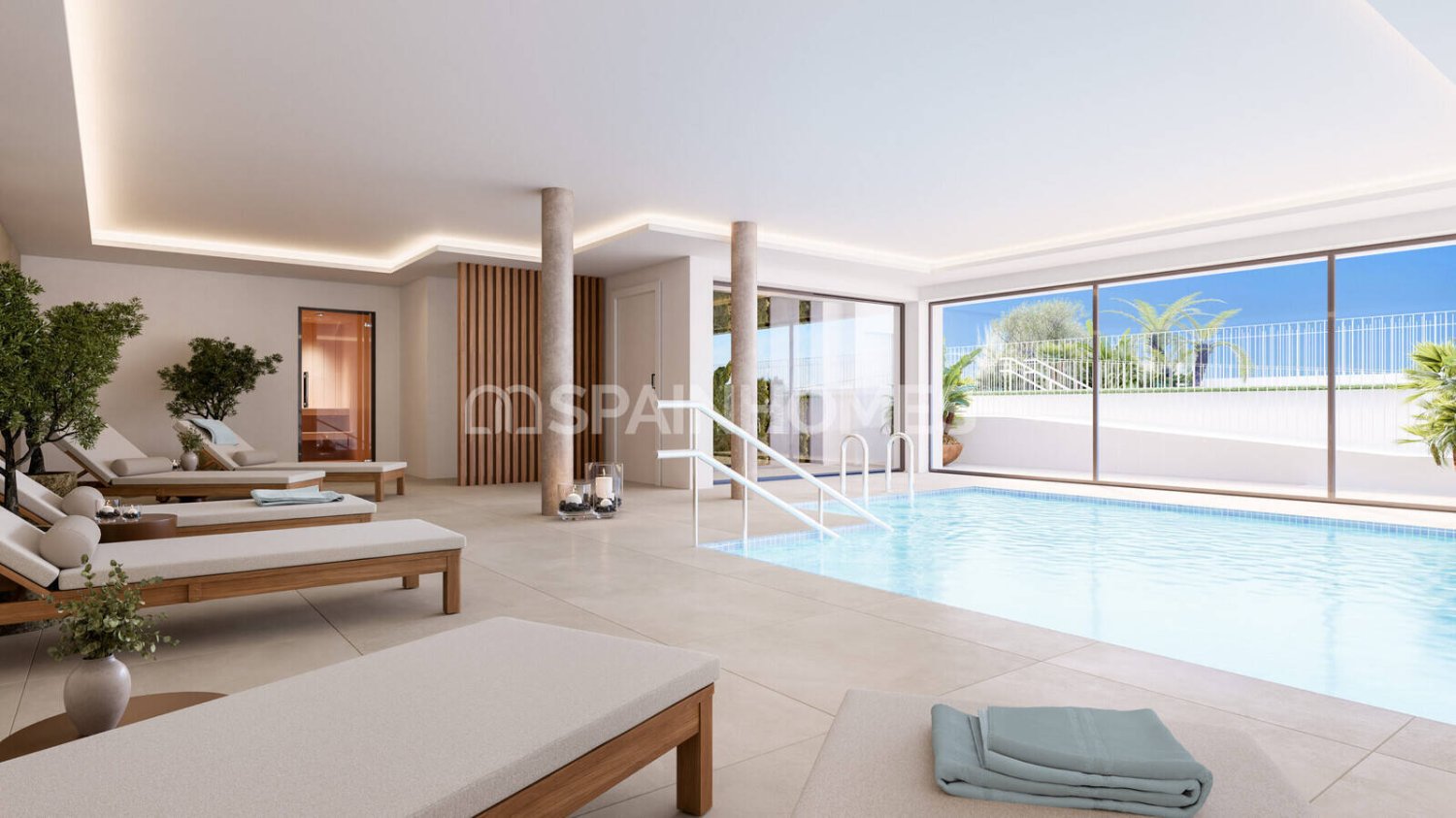 Apartment in Estepona, Malaga, Spain 3 bedrooms, 90 sq.m. No. 197126