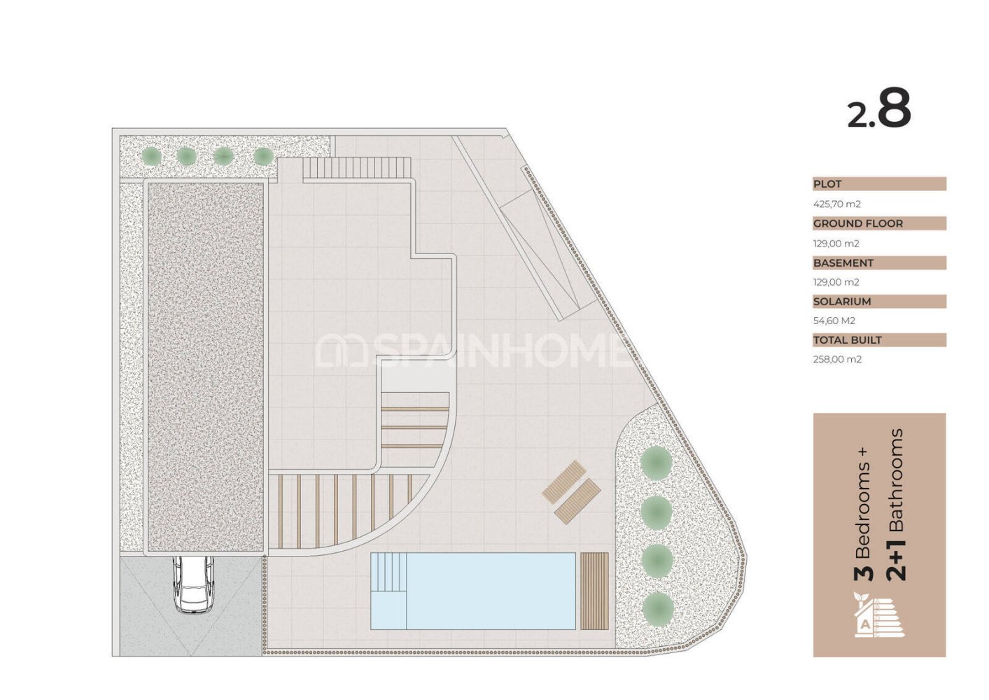 Huvila Algorfa, Alicante, Espanja 3 makuuhuonetta, 116 m2 No. 198074