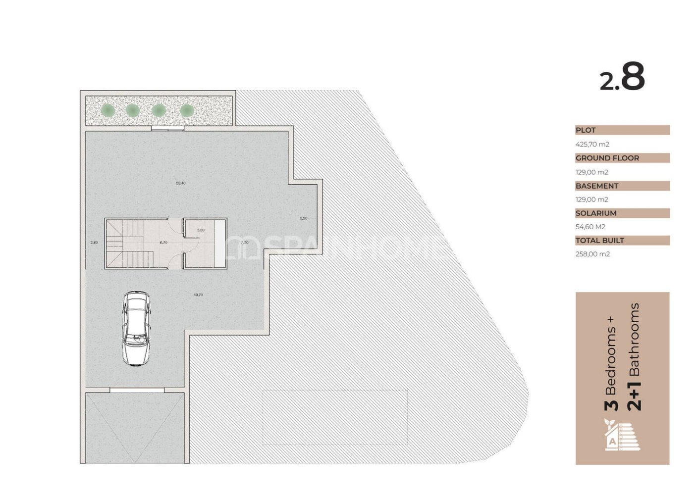 Huvila Algorfa, Alicante, Espanja 3 makuuhuonetta, 116 m2 No. 198074