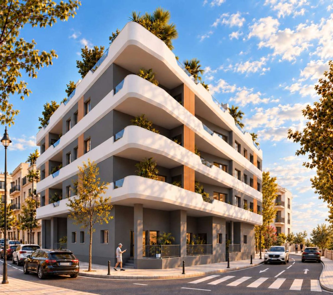 Apartamento en Santa Pola, Alicante, España 1 dormitorio, 59.6 m2 No. 198778