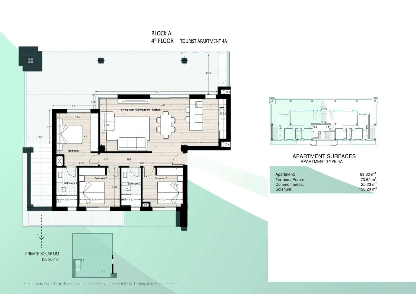 Apartament w Los Alcazares, Murcia, Hiszpania 3 sypialnie, 99 mkw. nr 199913
