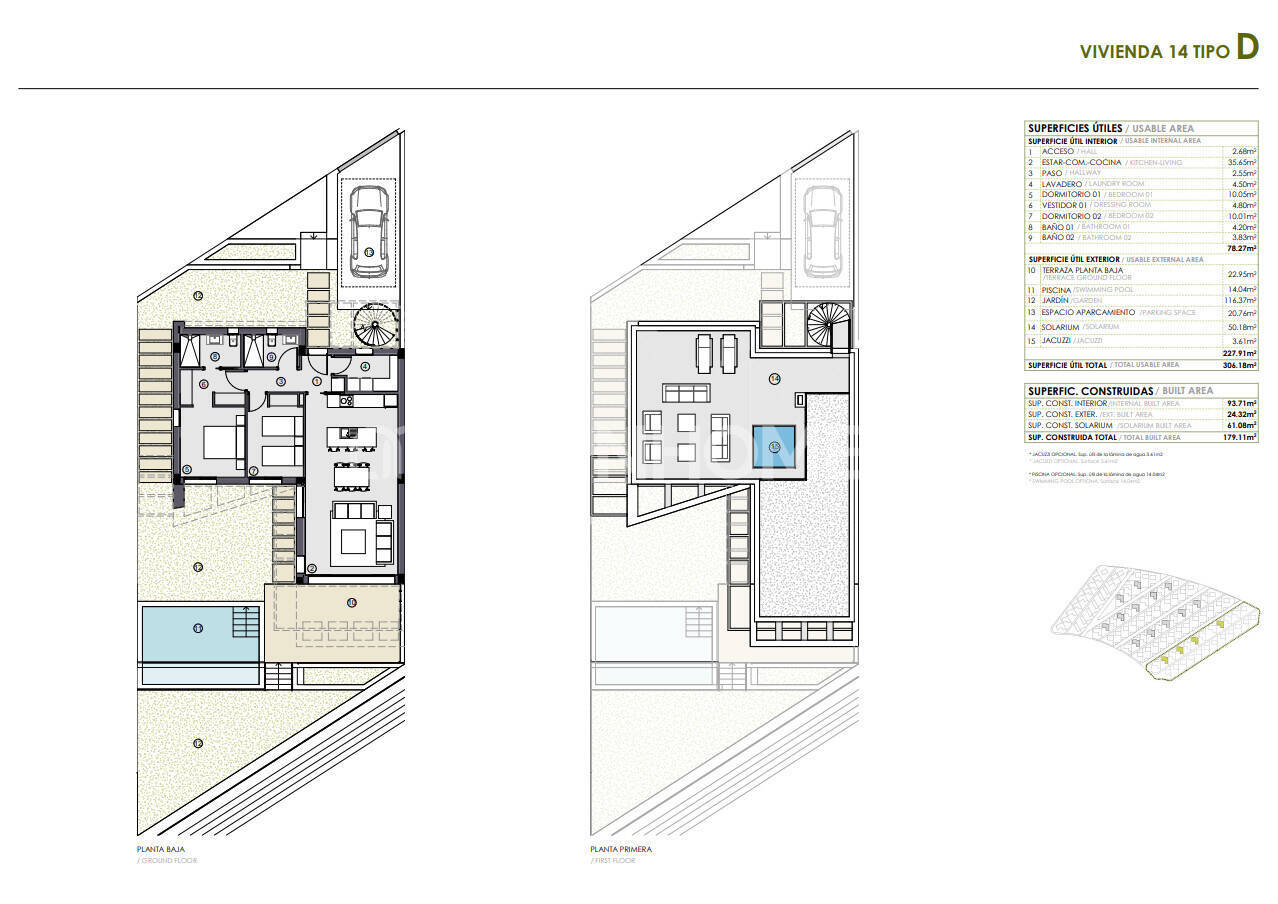 Villa in Polop, Alicante, Spain 3 bedrooms, 78 sq.m. No. 121111