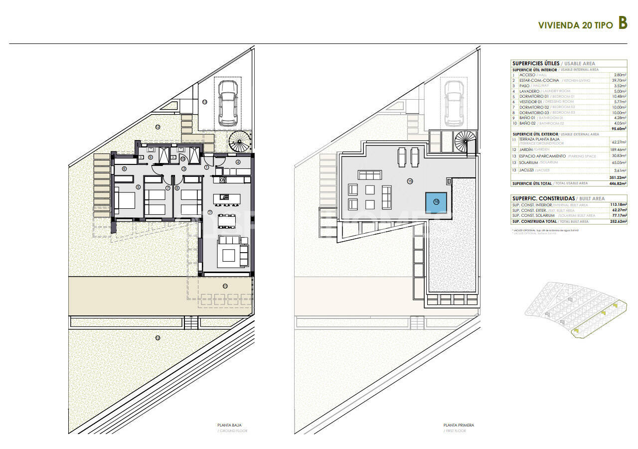 Villa in Polop, Alicante, Spain 3 bedrooms, 78 sq.m. No. 121111