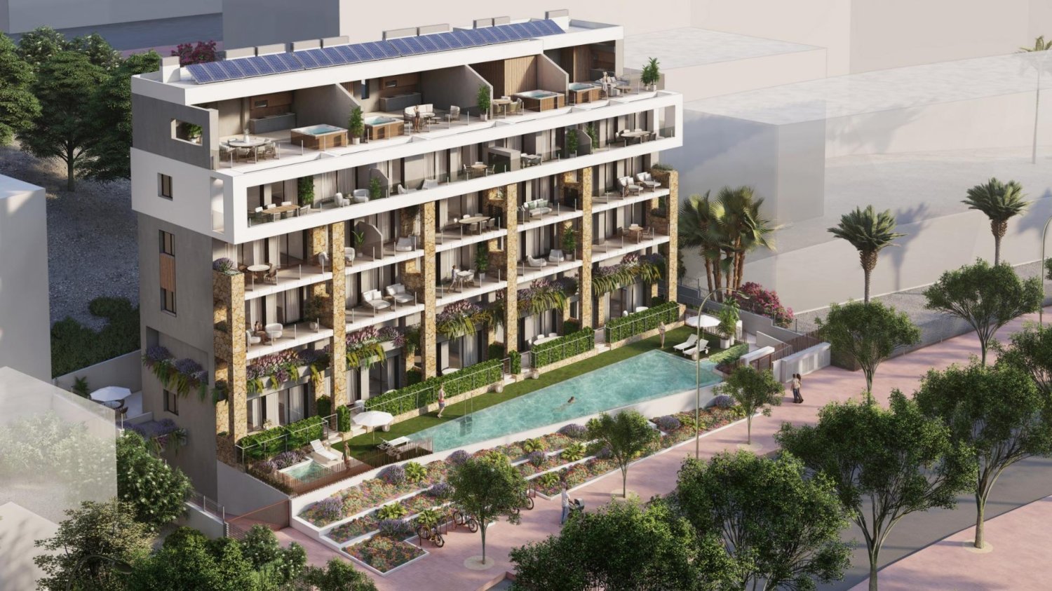 Apartament w Villajoyosa, Alicante, Hiszpania 2 sypialnie, 65 mkw. nr 197409