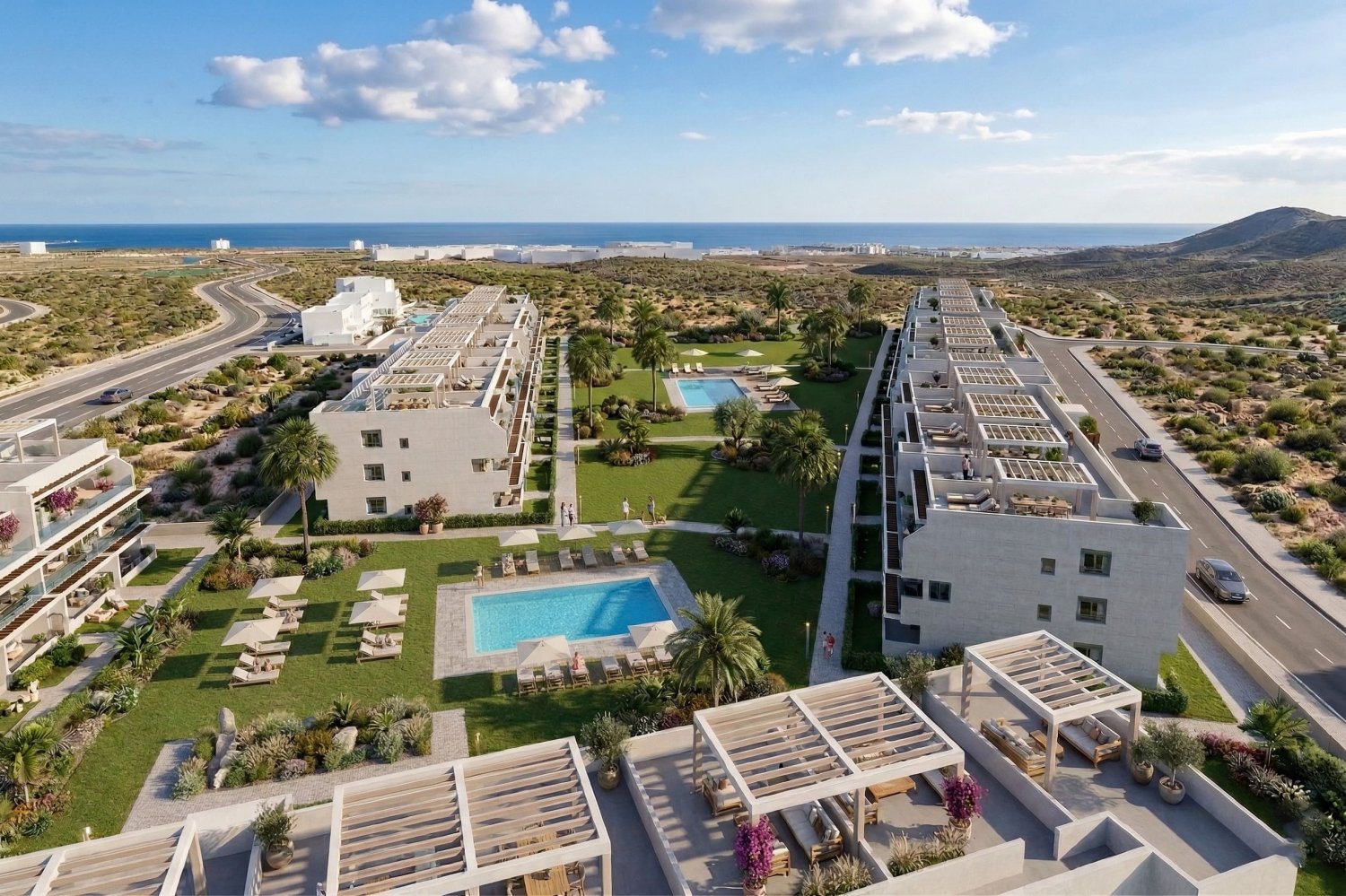 Apartament w Almeria, Hiszpania 2 sypialnie, 86 mkw. nr 197444