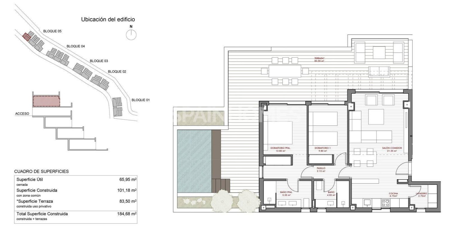 Apartment à Mijas, Malaga, Espagne 1 chambre, 50 m2 No. 197132