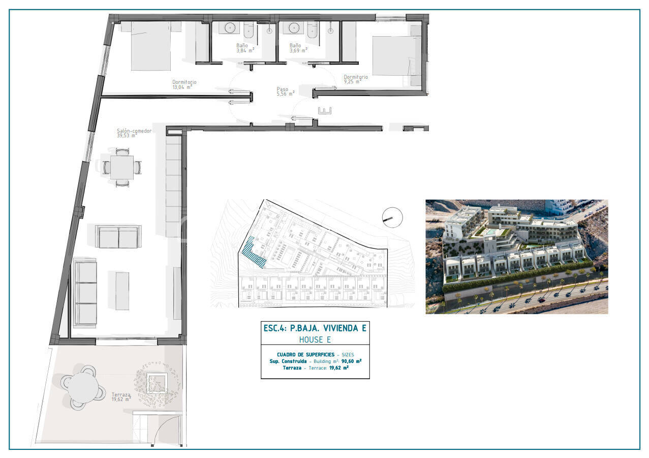 Appartamento a Aguilas, Murcia, Spagna 2 camere da letto, 81 mq. N° 121087