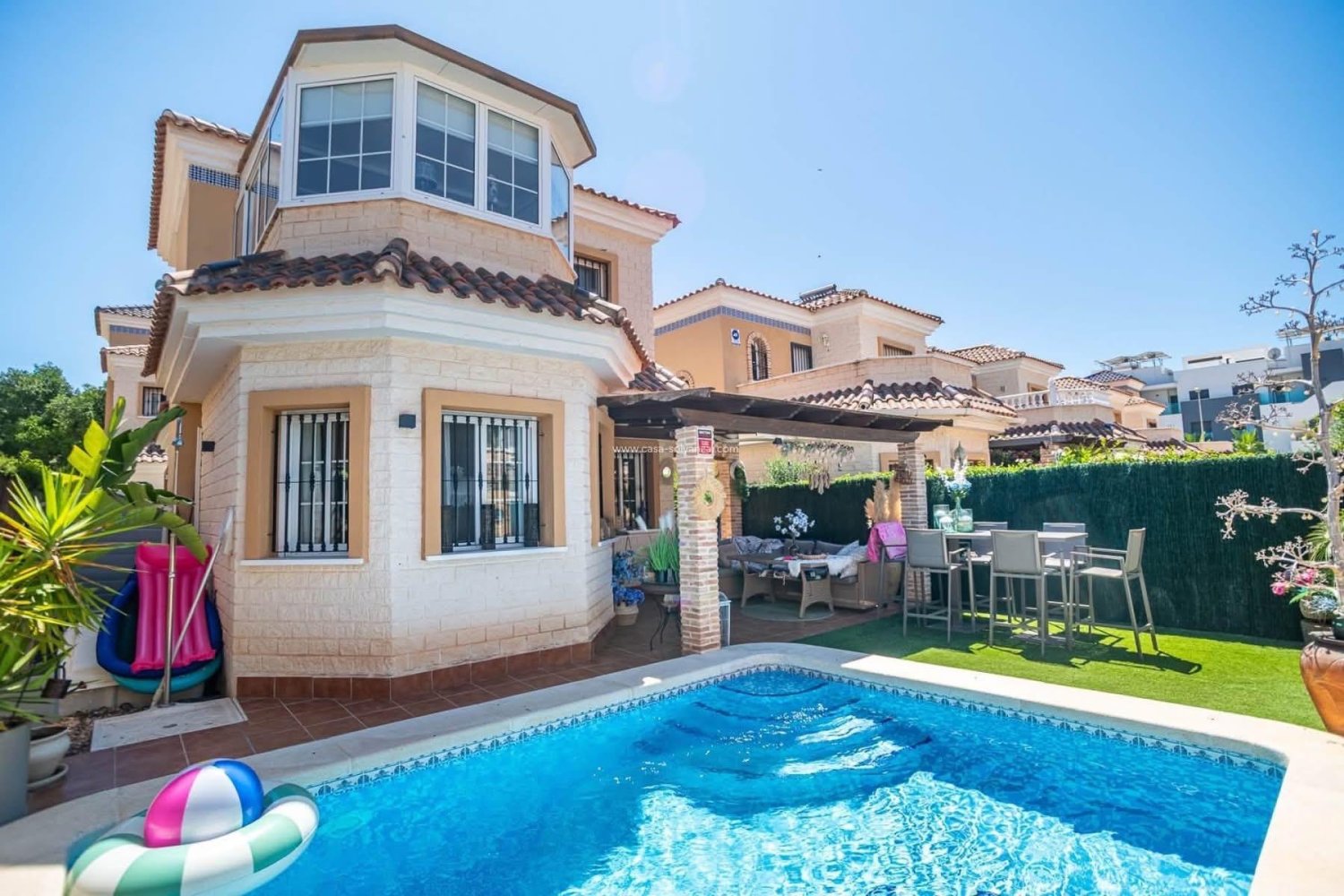 Villa en Guardamar del Segura, Alicante, España 3 dormitorios, 88 m2 No. 197032