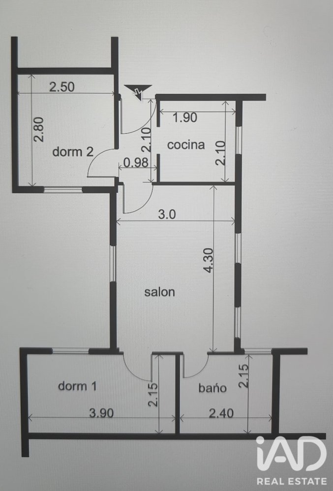 Dzīvoklis Madrid, Spānijā 2 istabas, 49 m2 Nr. 197771