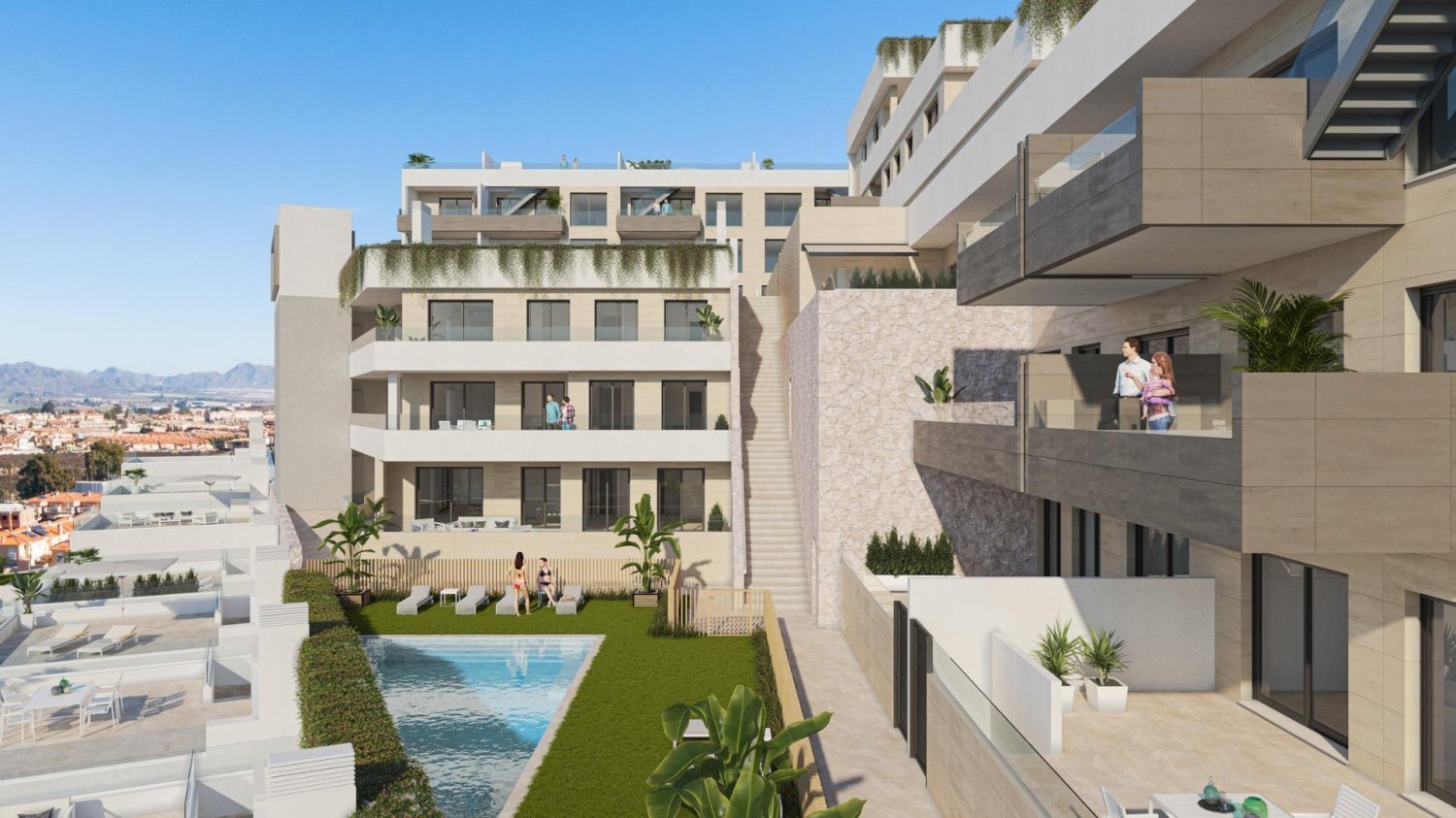 Apartment in Aguilas, Murcia, Spain 3 bedrooms, 86 sq.m. No. 197365