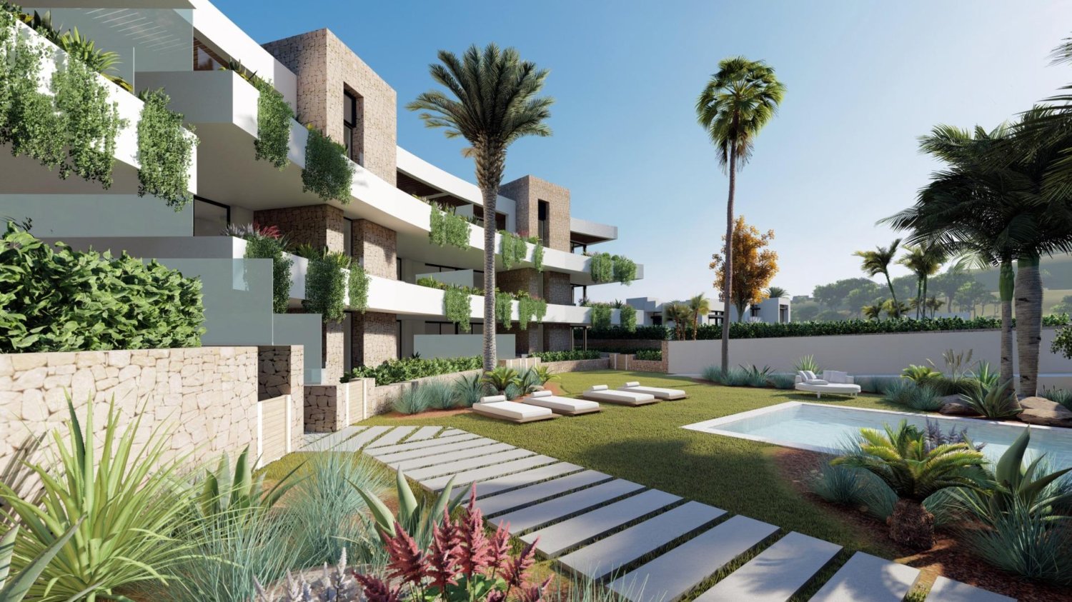 Huoneisto La Manga Club, Murcia, Espanja 3 makuuhuonetta, 143 m2 No. 197172